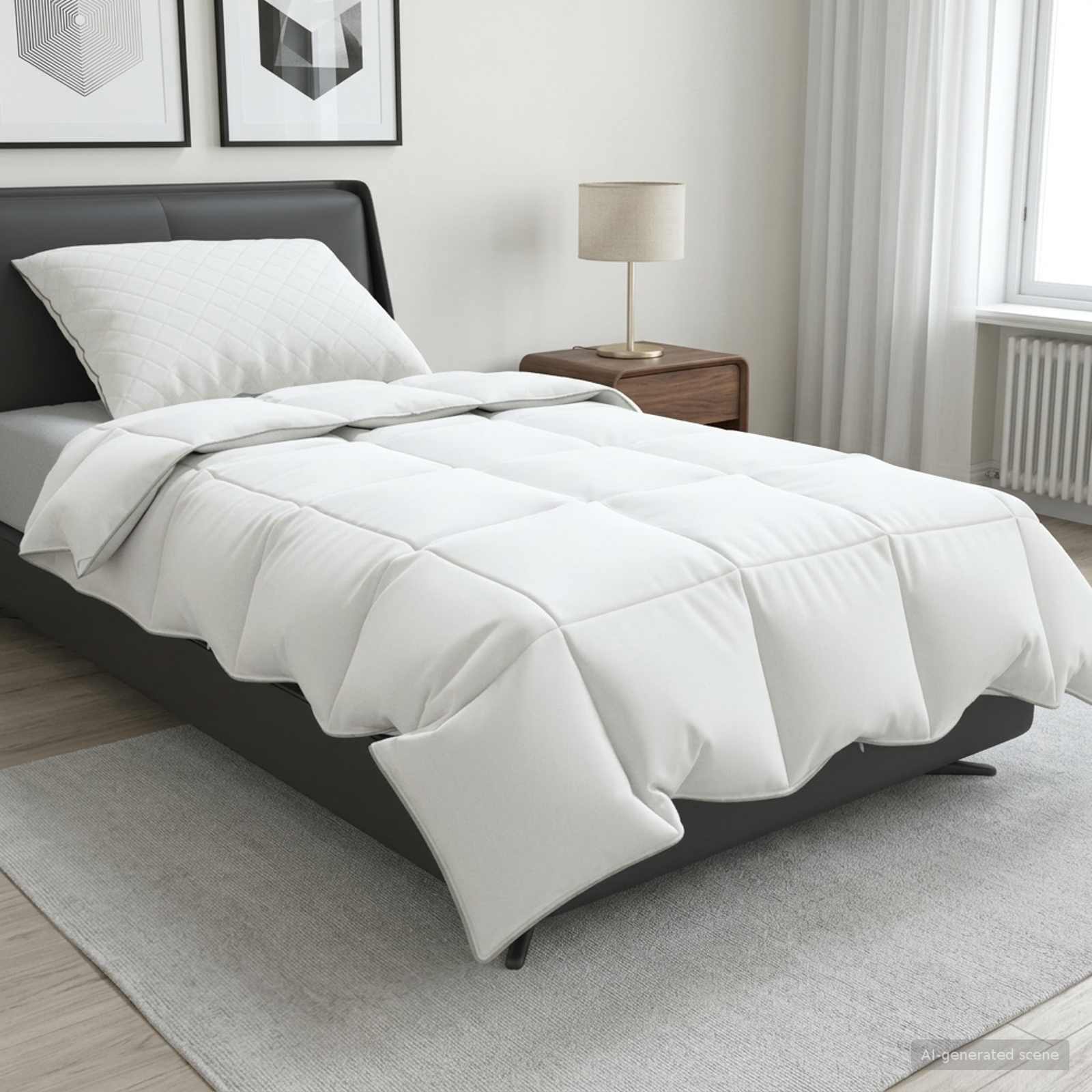 vidaXL 90% ganzen dons dekbedset FULDA 2 st 135 x 200 cm Zomer 100 GSM
