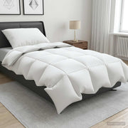 vidaXL 90% ganzen dons dekbedset FULDA 2 st 135 x 200 cm Winter Wit