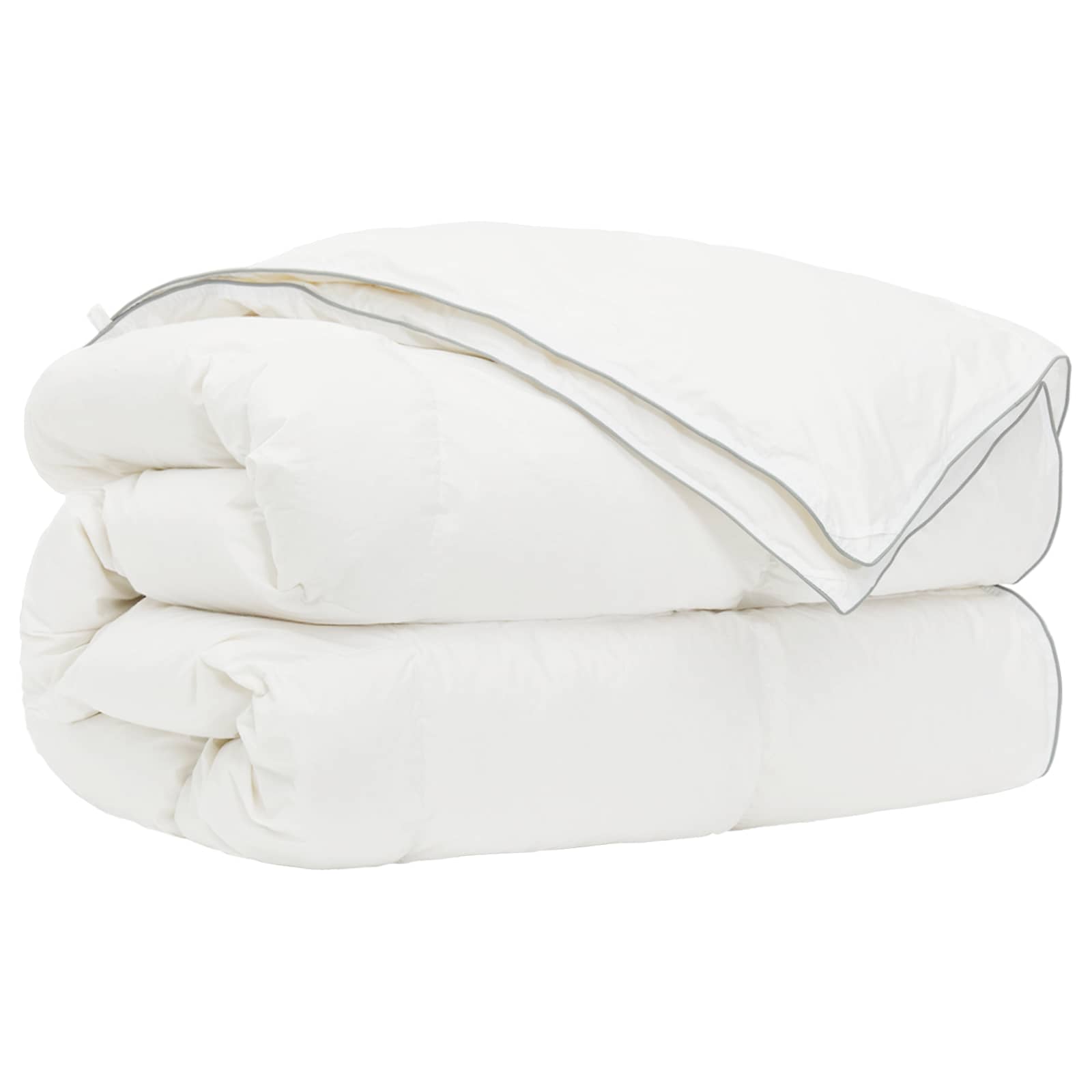 vidaXL 90% ganzen dons dekbedset FULDA 2 st 135 x 200 cm 310 GSM Wit