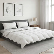 vidaXL 90% ganzen dons dekbedset FULDA 3 st 200 x 200 cm Zomer 100 GSM