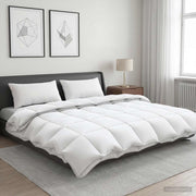 vidaXL 90% ganzen dons dekbedset FULDA 3 st 200 x 200 cm 310 GSM Wit
