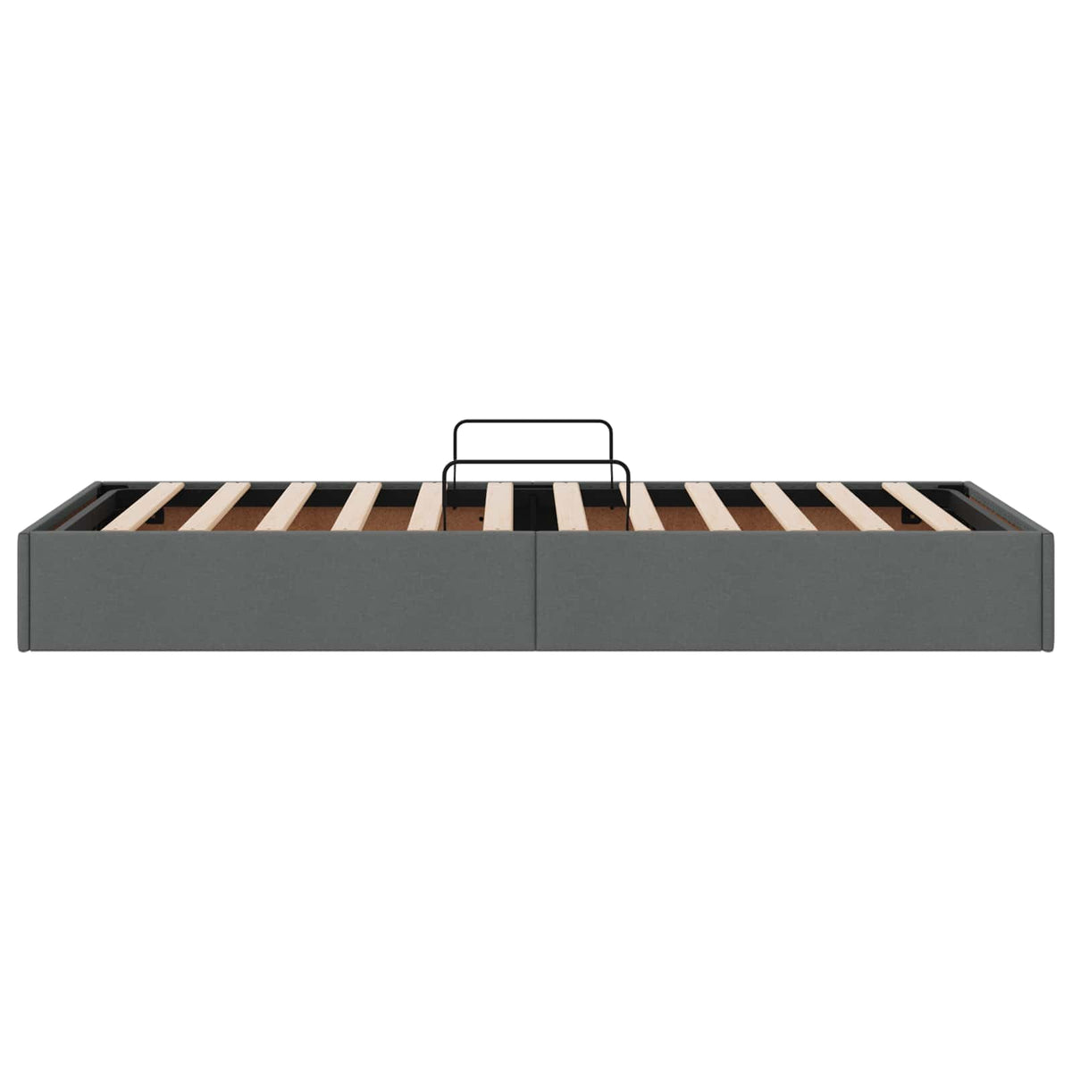 vidaXL Ottoman Bedframe met opslag Lichtgrijs 90 x 190 cm Stof