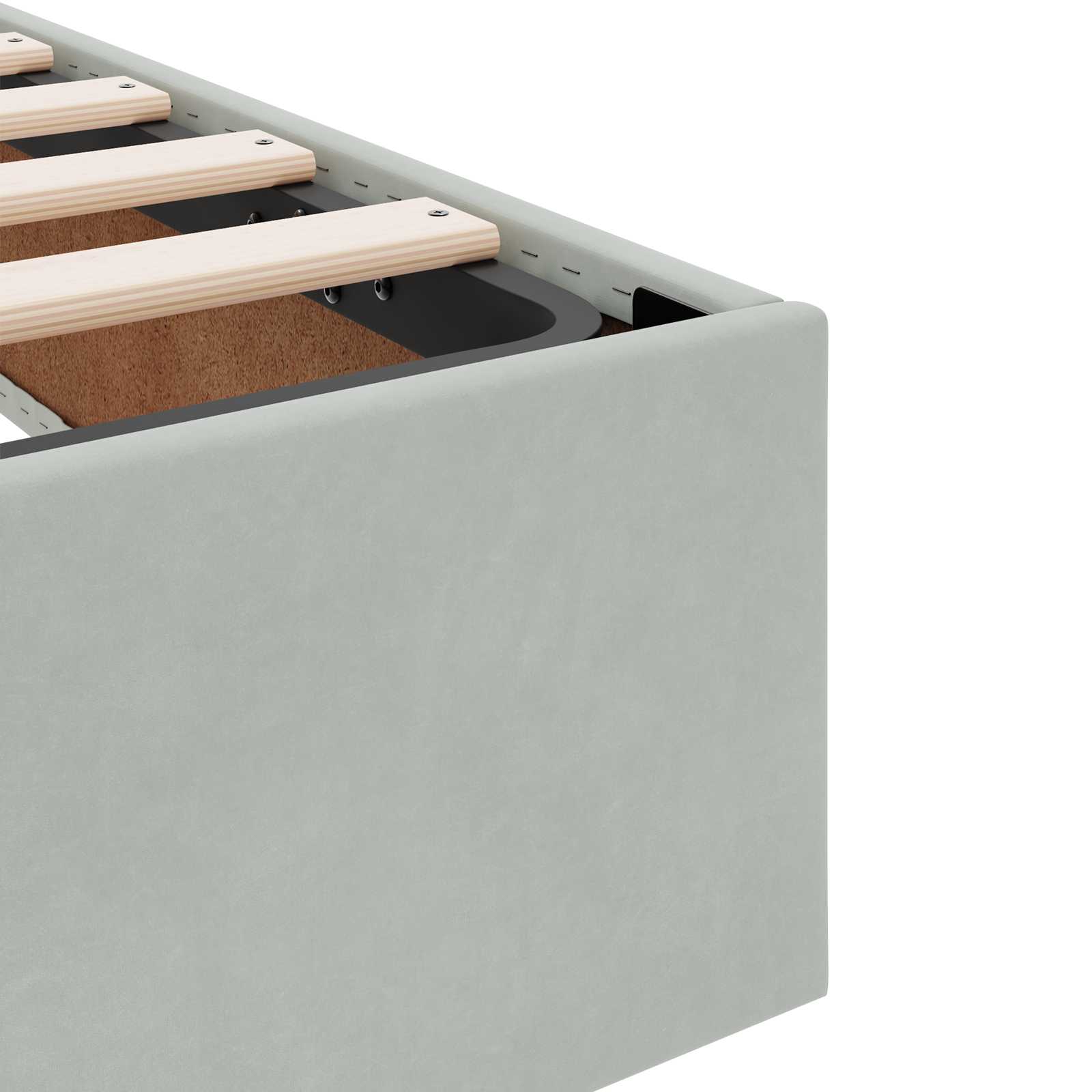 vidaXL Ottoman Bedframe met Opslag met opslag Fluweel