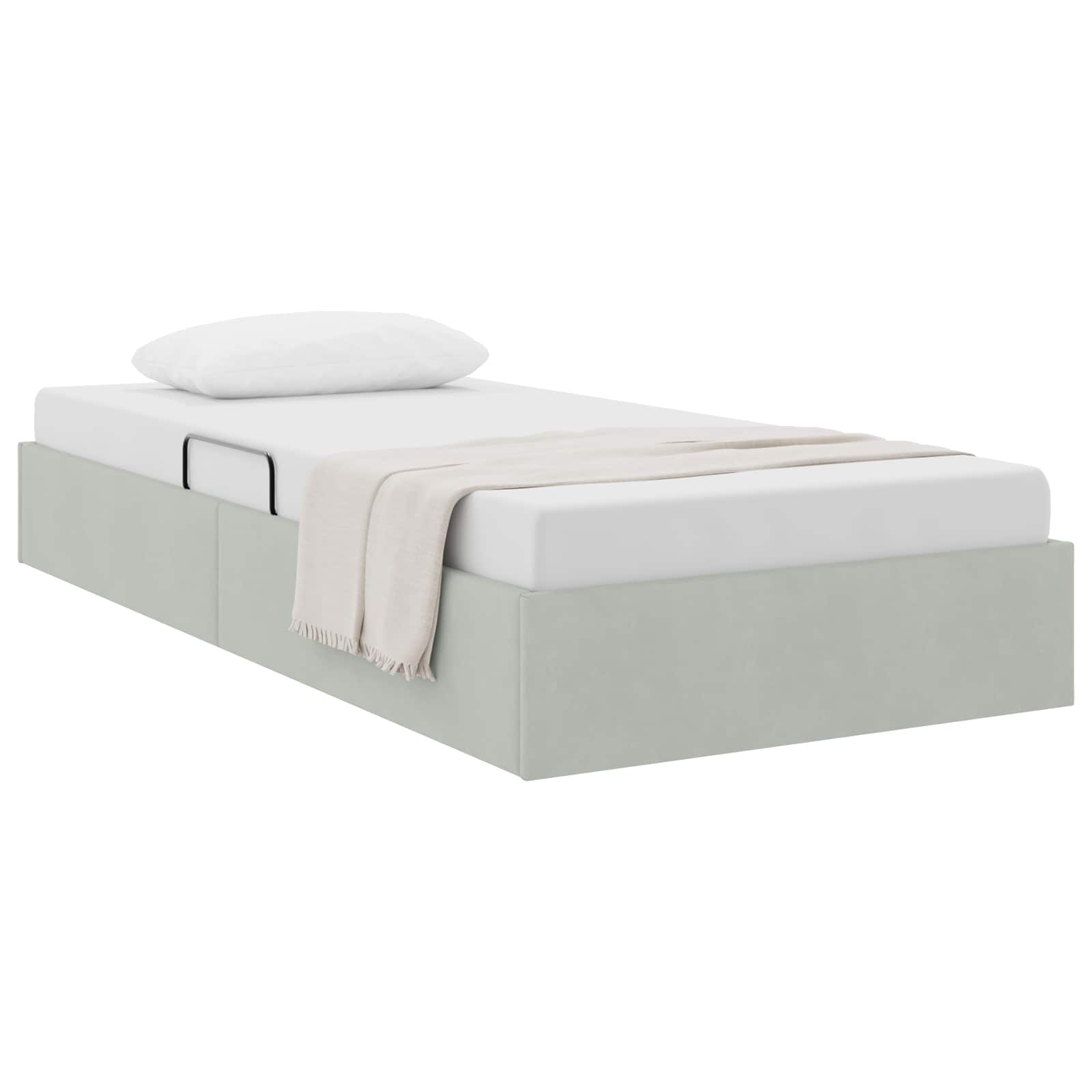 vidaXL Ottoman Bedframe met Opslag met opslag Fluweel