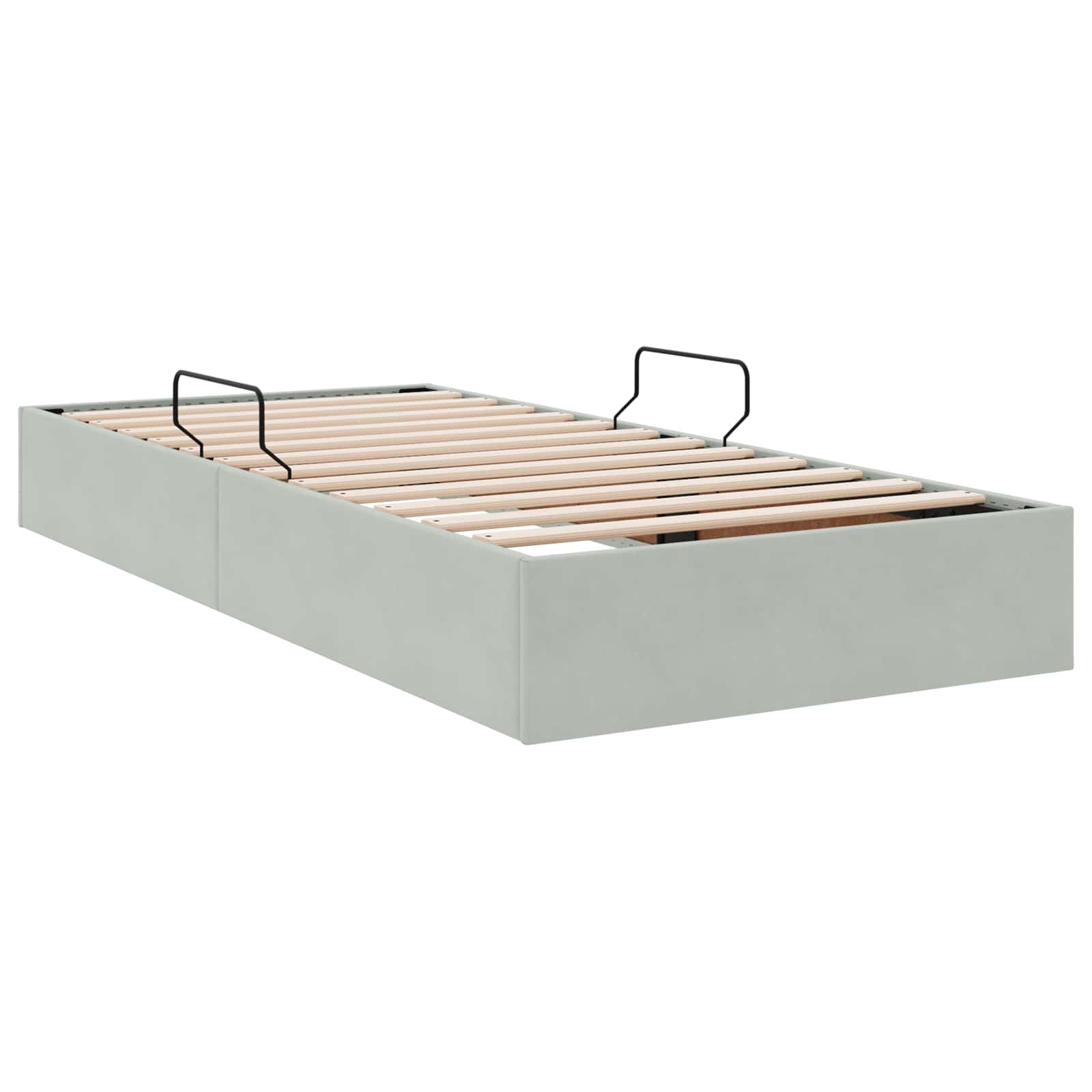 vidaXL Ottoman Bedframe met Opslag met opslag Fluweel