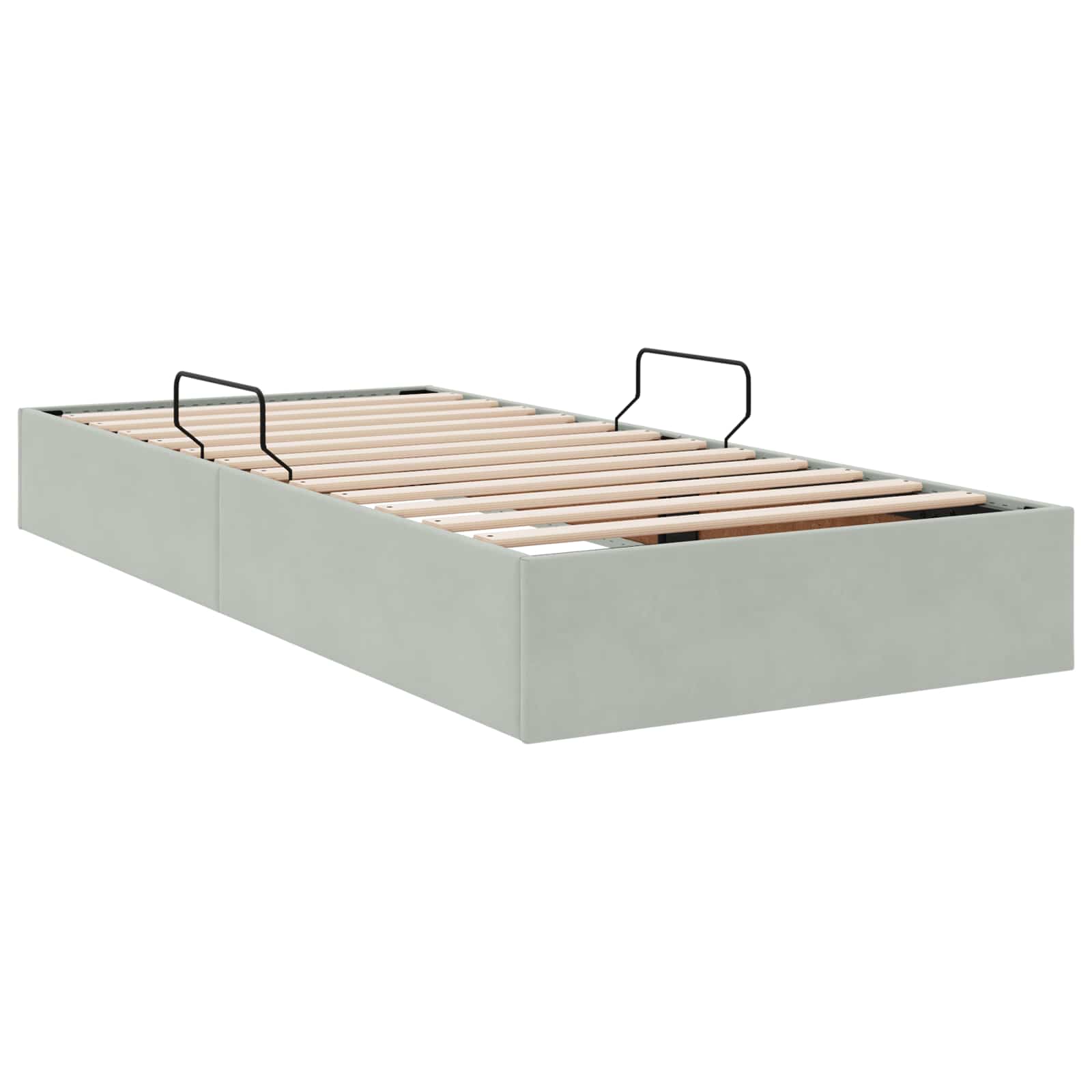 vidaXL Ottoman Bedframe met Opslag met opslag Fluweel