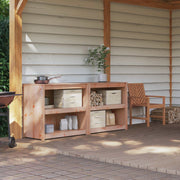 vidaXL Buitenkeukenkast MEPPEL 2 pcs Natuurlijk Douglas