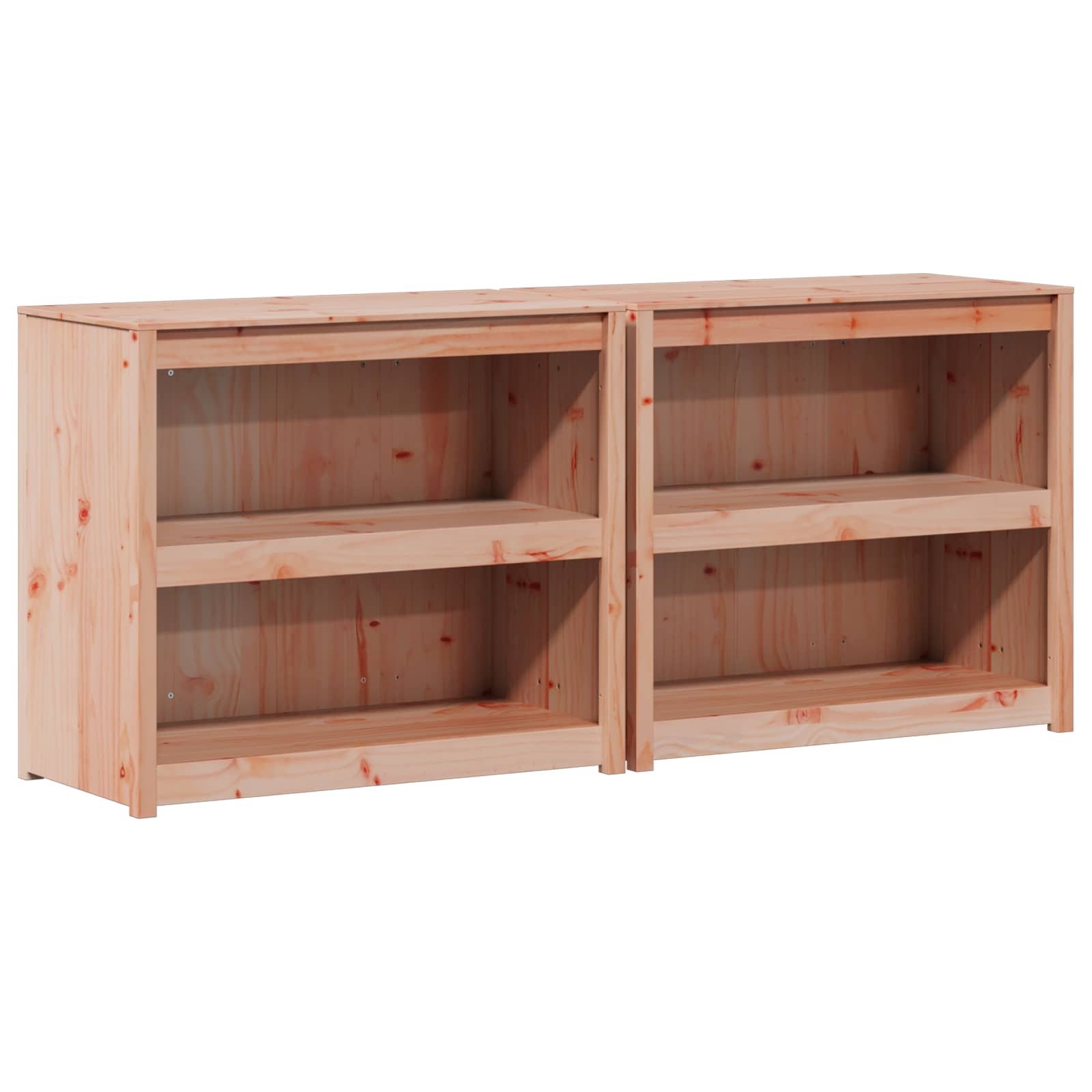 vidaXL Buitenkeukenkast MEPPEL 2 pcs Natuurlijk Douglas