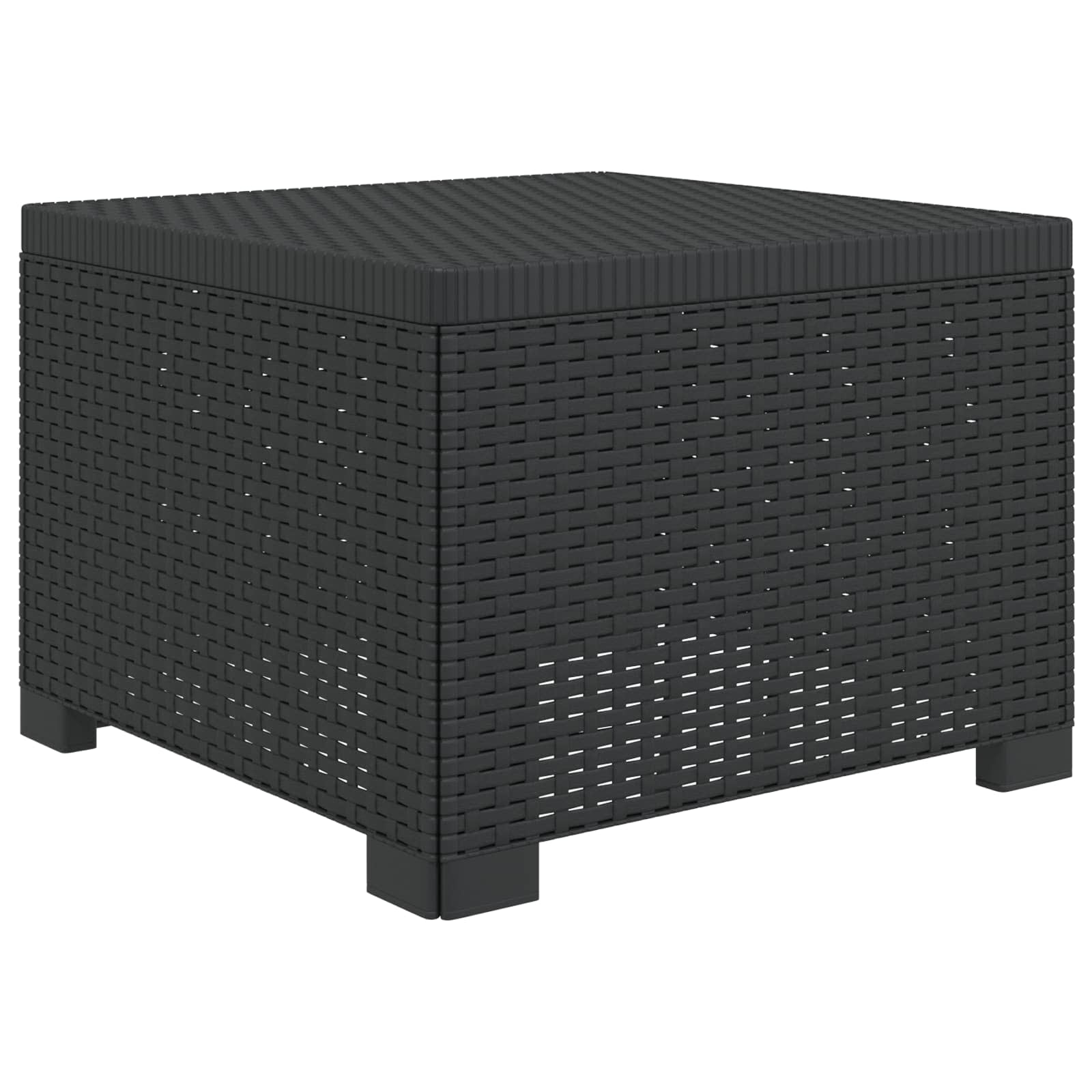 vidaXL 6-Zits Tuin Sofa Rattan Look PP Antraciet