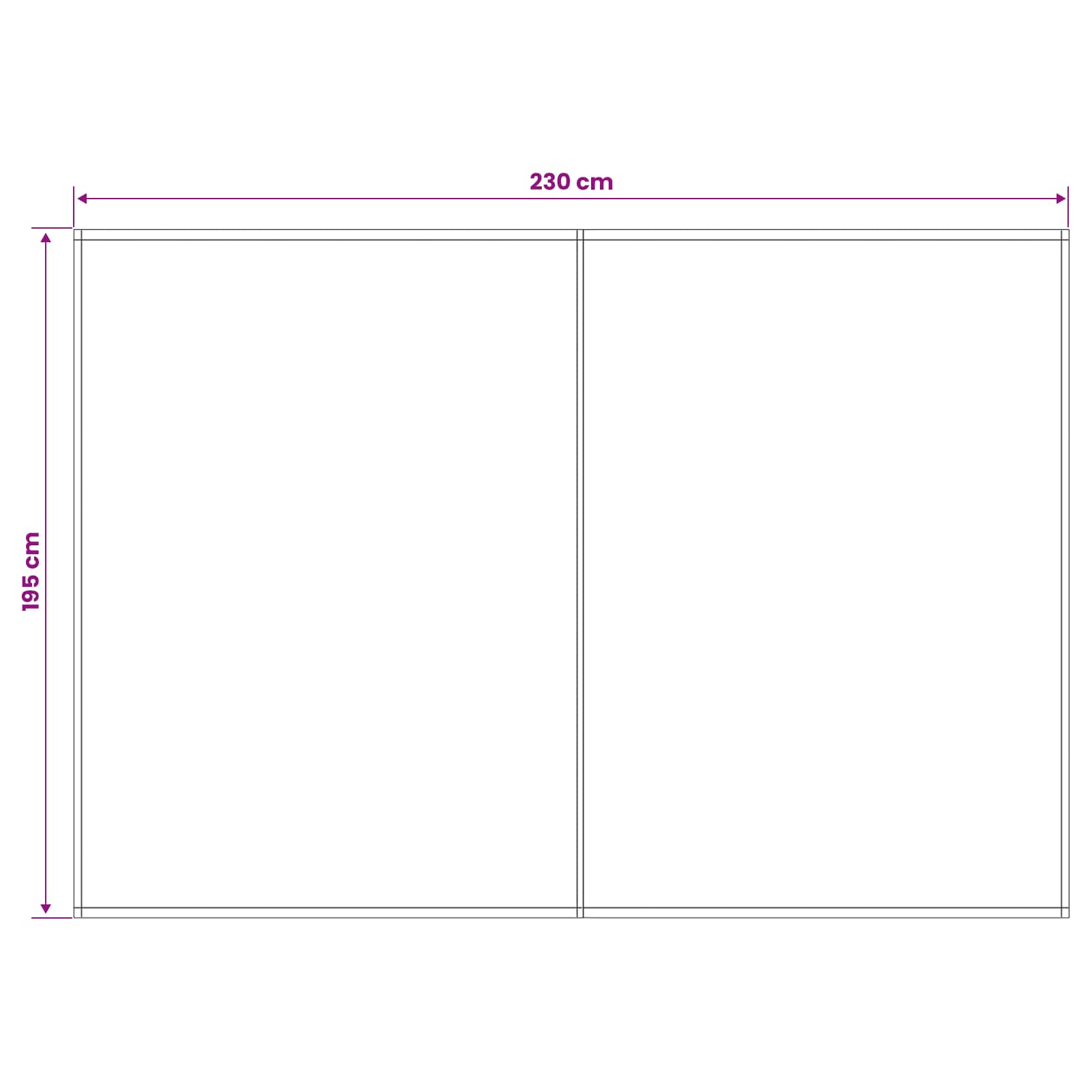 vidaXL Vervangende oplossing doek Oranje en Zwart 400 × 350 cm