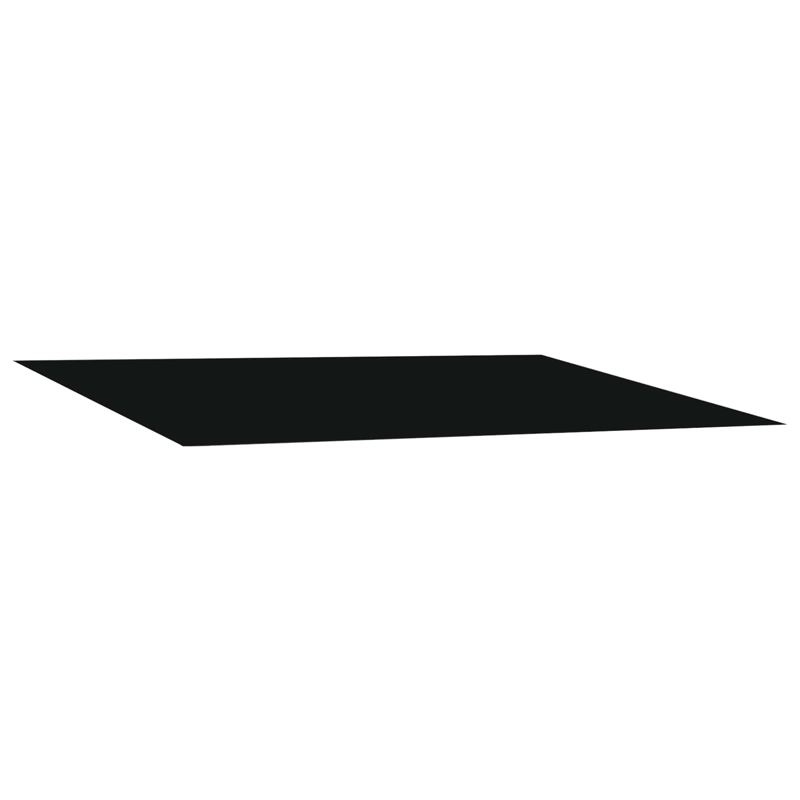vidaXL Vervangende oplossing doek Oranje en Zwart 400 × 350 cm