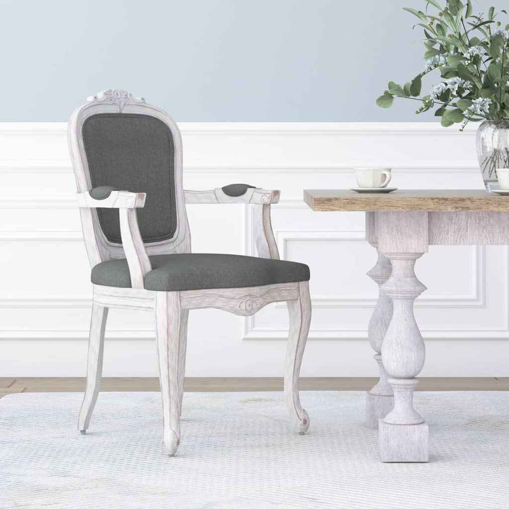 vidaXL Eetkamerstoelen 2 st 62x59,5x100,5 cm linnen beige