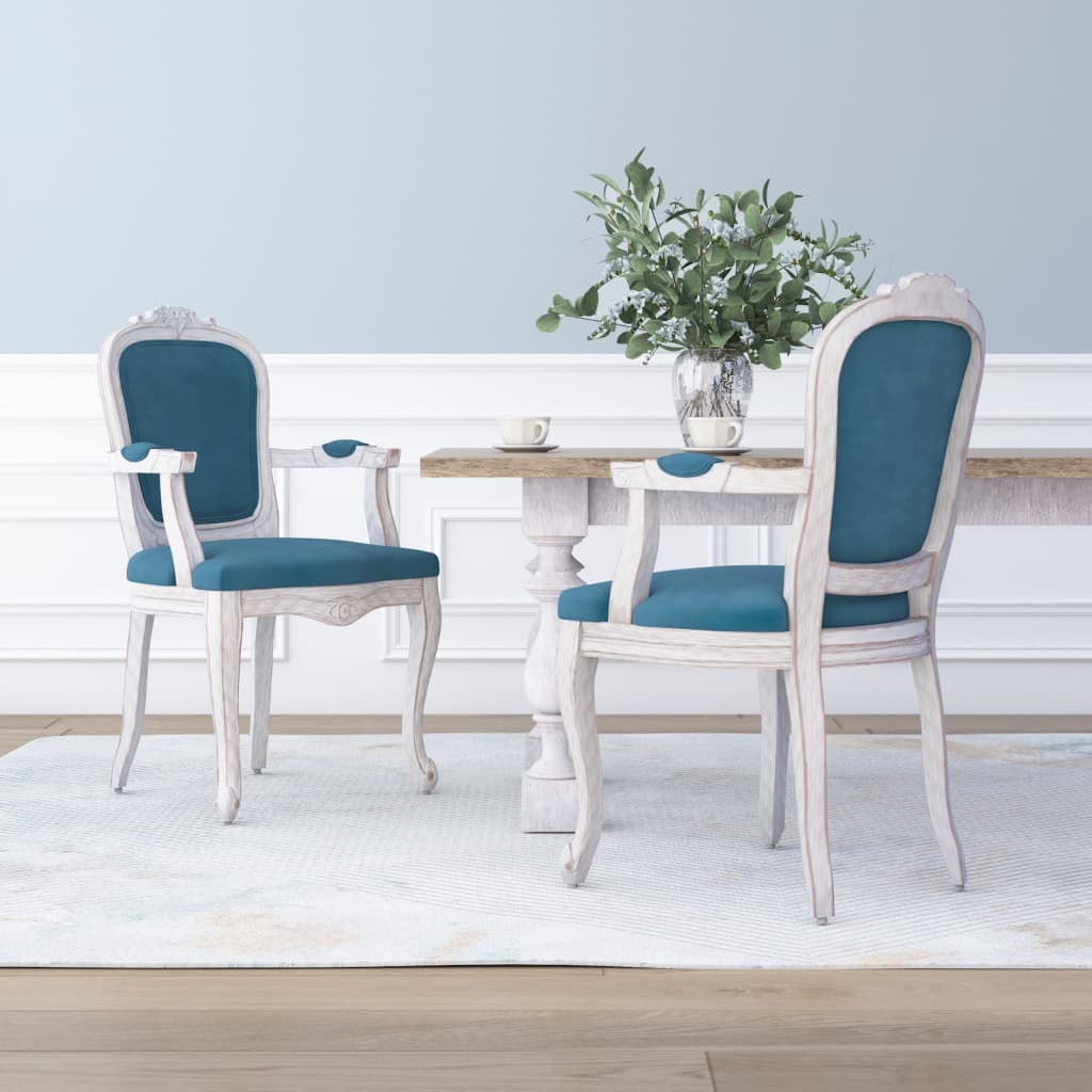 vidaXL Eetkamerstoelen 2 st 62x59,5x100,5 cm linnen beige