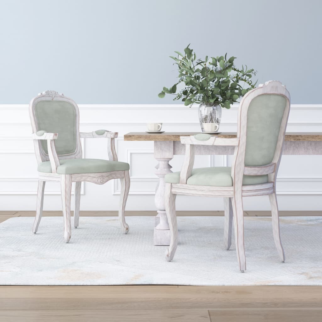 vidaXL Eetkamerstoelen 2 st 62x59,5x100,5 cm linnen beige