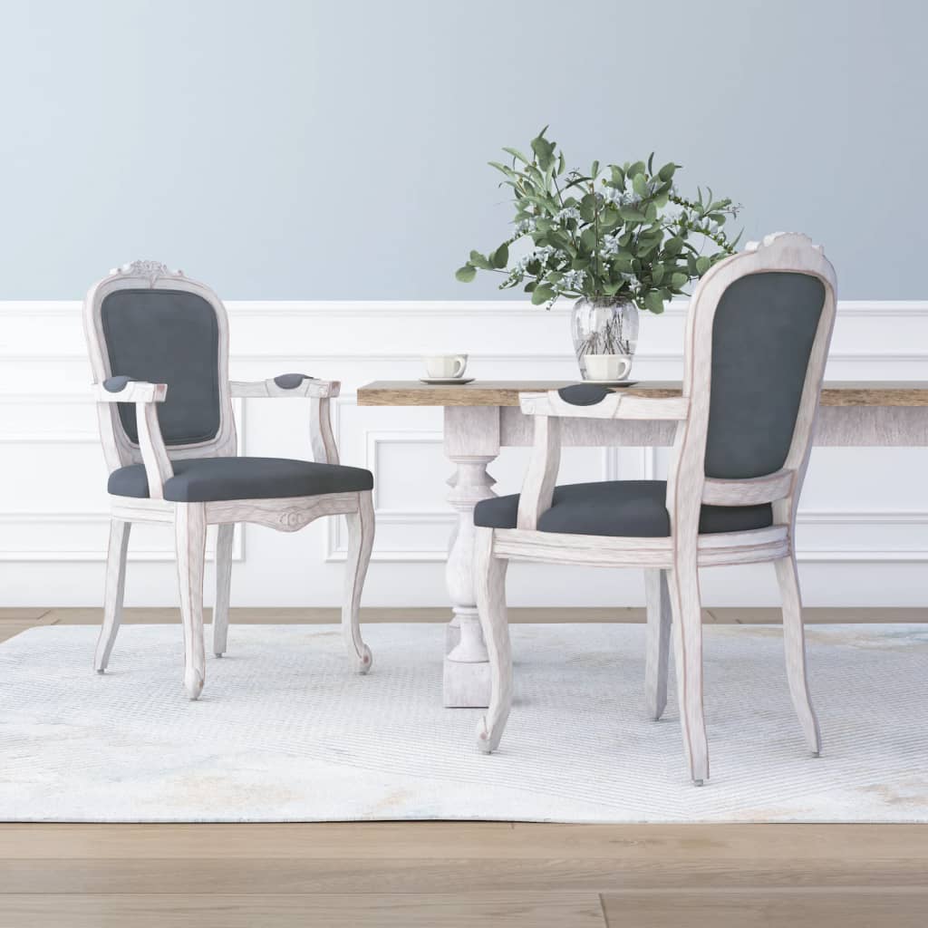 vidaXL Eetkamerstoelen 2 st 62x59,5x100,5 cm linnen beige
