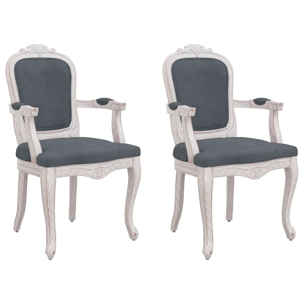 vidaXL Eetkamerstoelen 2 st 62x59,5x100,5 cm linnen beige