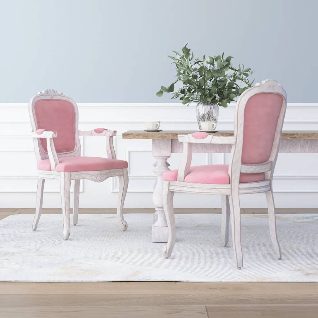 vidaXL Eetkamerstoelen 2 st 62x59,5x100,5 cm linnen beige