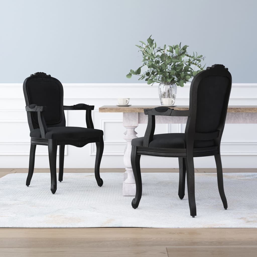 vidaXL Eetkamerstoelen 2 st 62x59,5x100,5 cm linnen beige