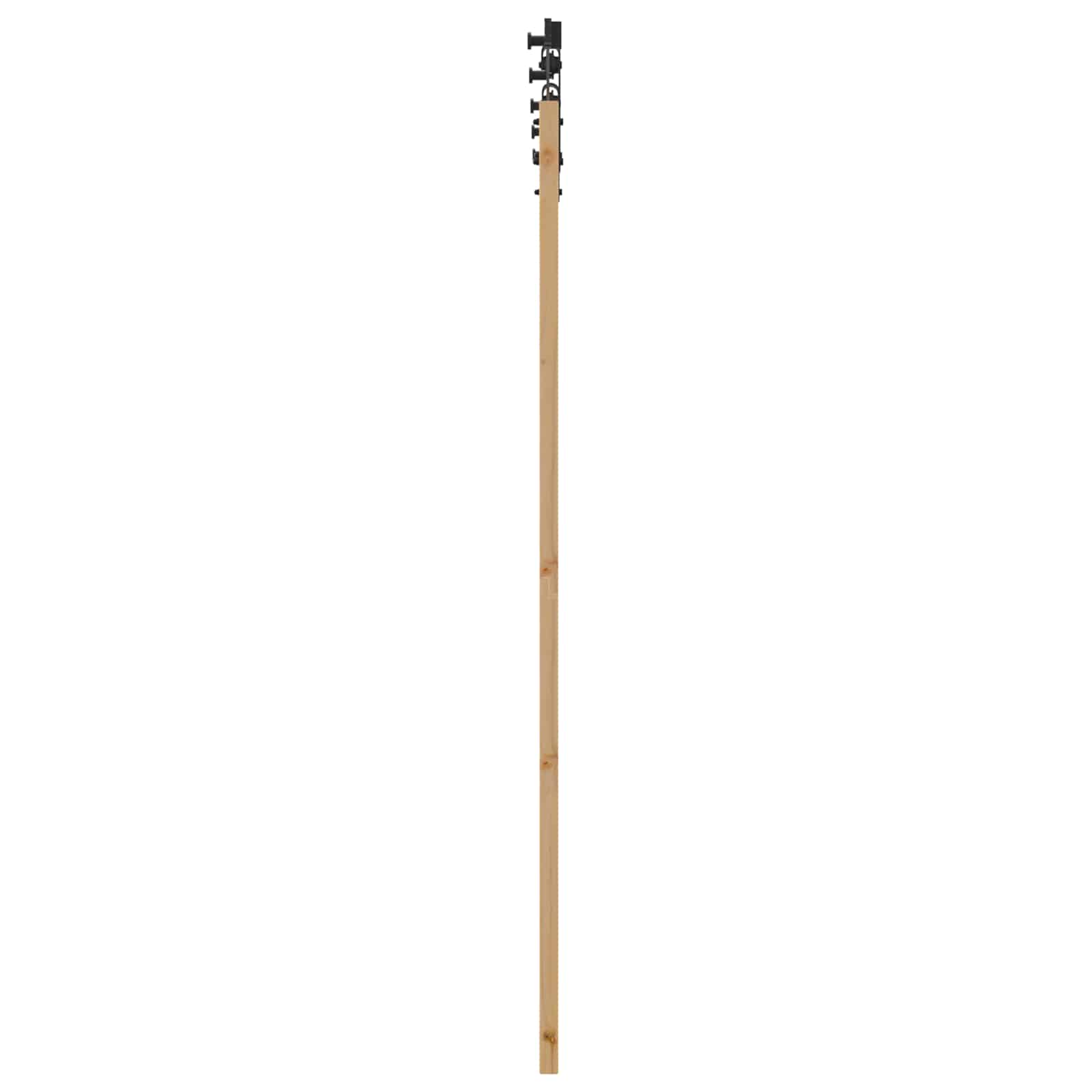 vidaXL Schuifdeur met Hardware Set 61x198.5 cm Massief Hout Grenenhout