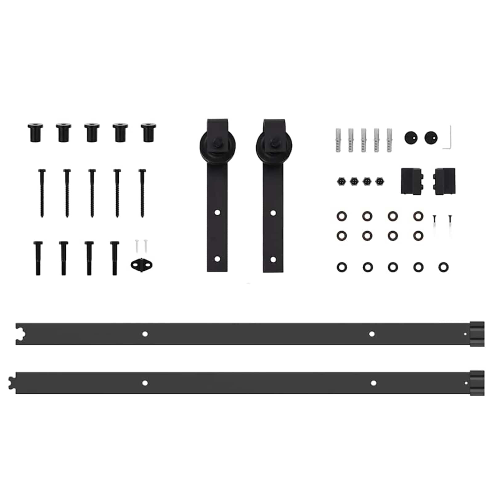 vidaXL Schuifdeur met Hardware Set 61x198.5 cm Massief Hout Grenenhout