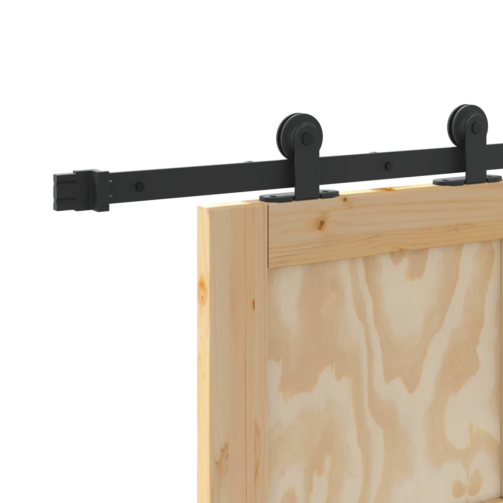 vidaXL Schuifdeur met hardware set 61x198,5 cm Massief hout grenen