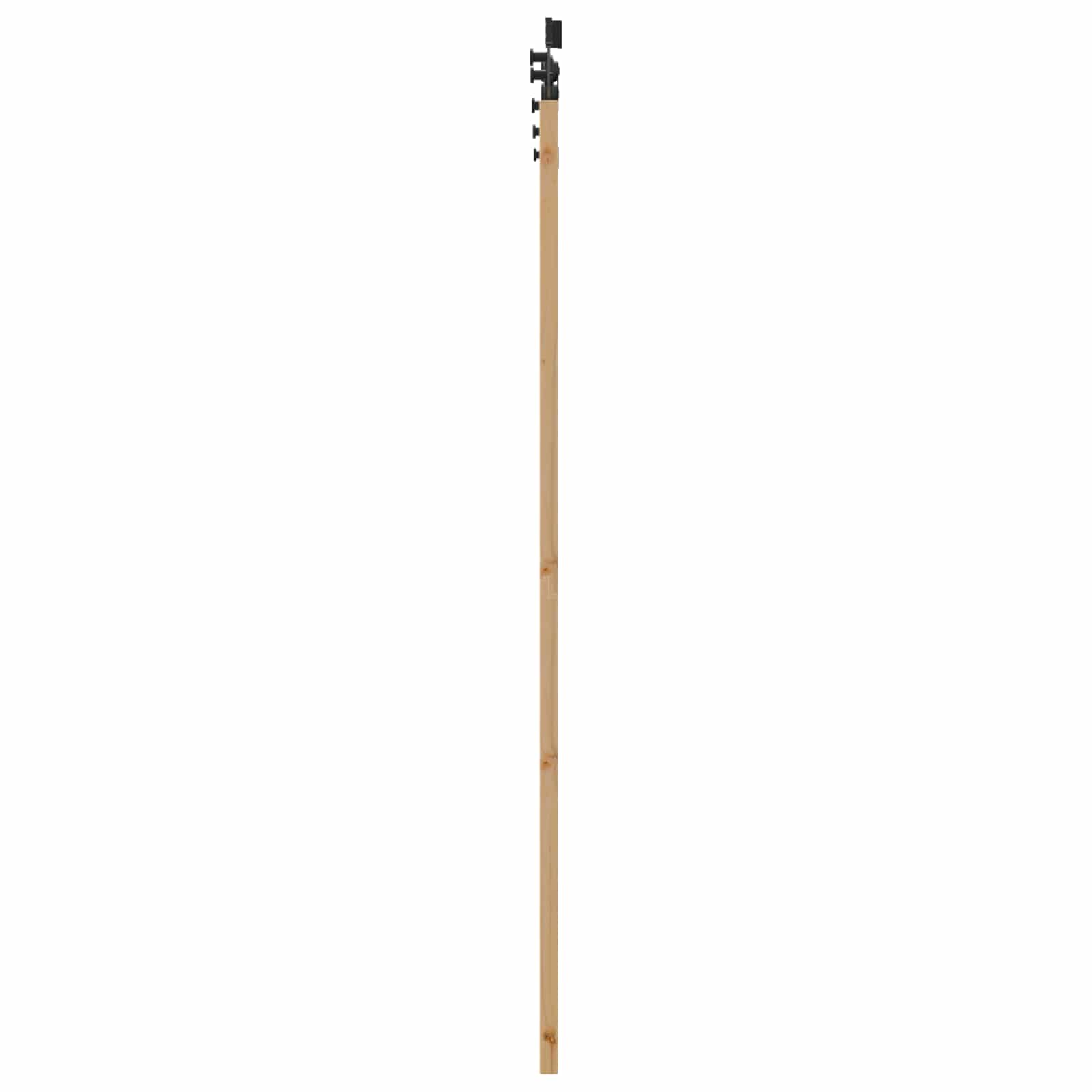 vidaXL Schuifdeur met hardware set 61x198,5 cm Massief hout grenen