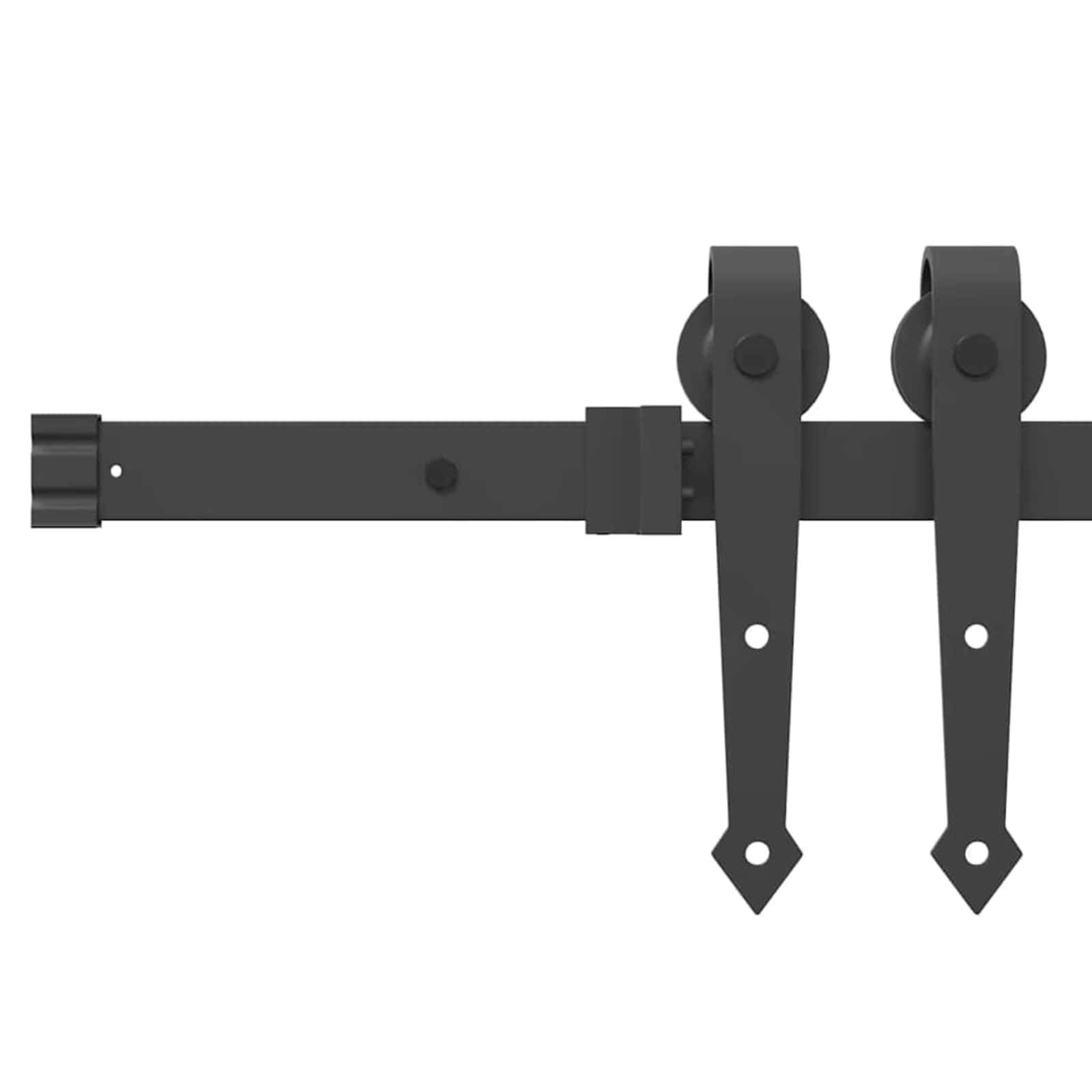 vidaXL Schuifdeur met Hardware Set 61x198,5 cm Massief Grenenhout