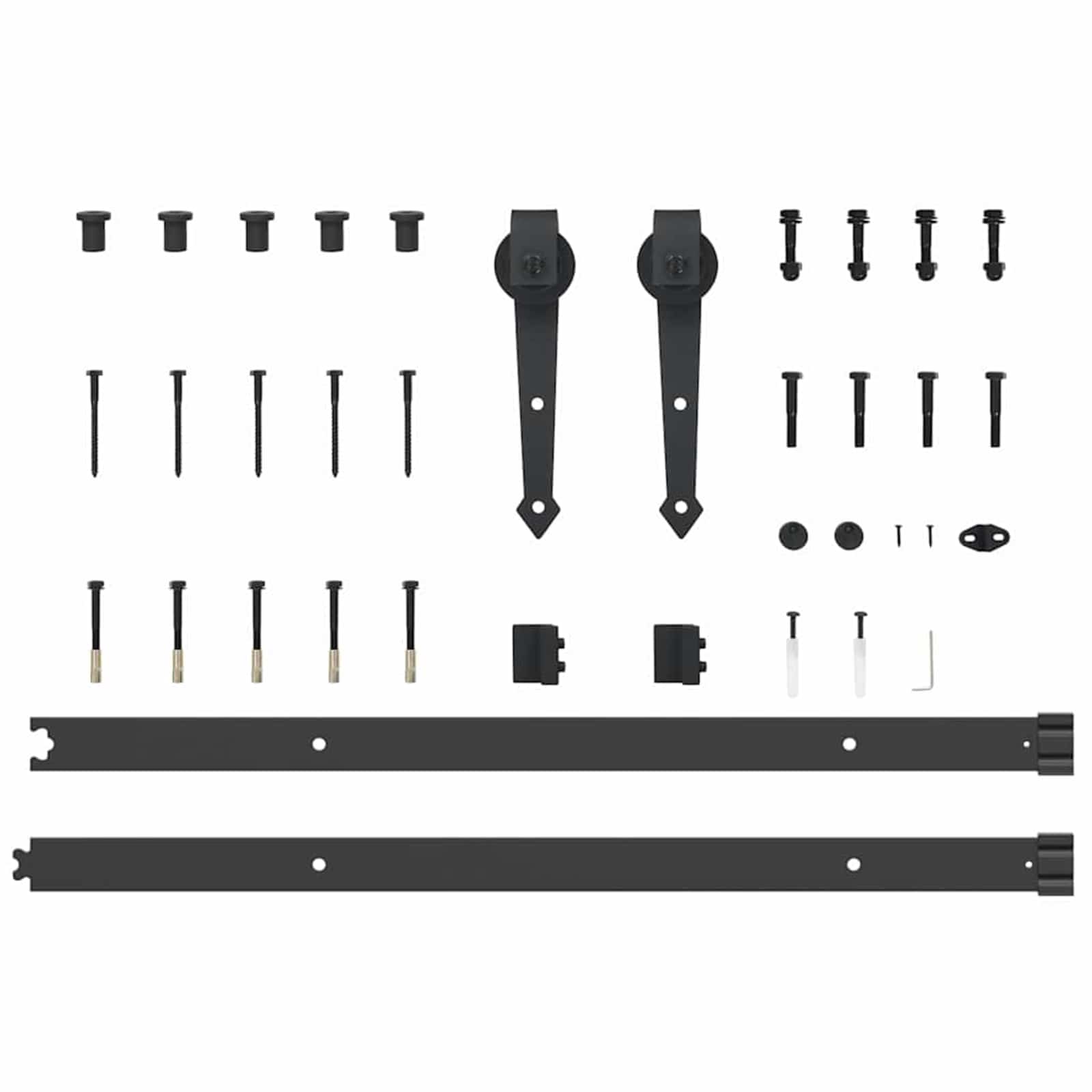 vidaXL Schuifdeur met Hardware Set 61x198,5 cm Massief Grenenhout
