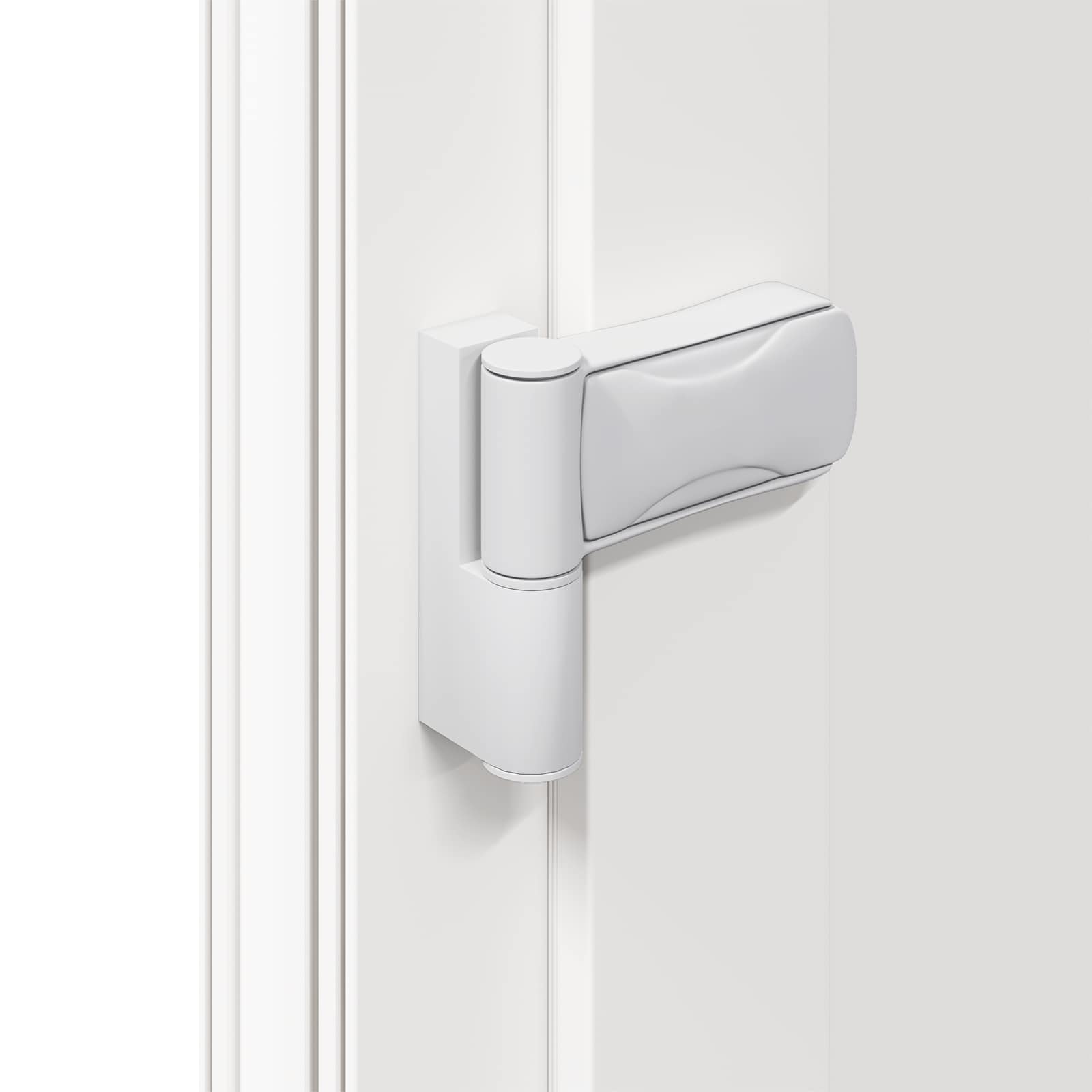 vidaXL Voordeur Wit PVC