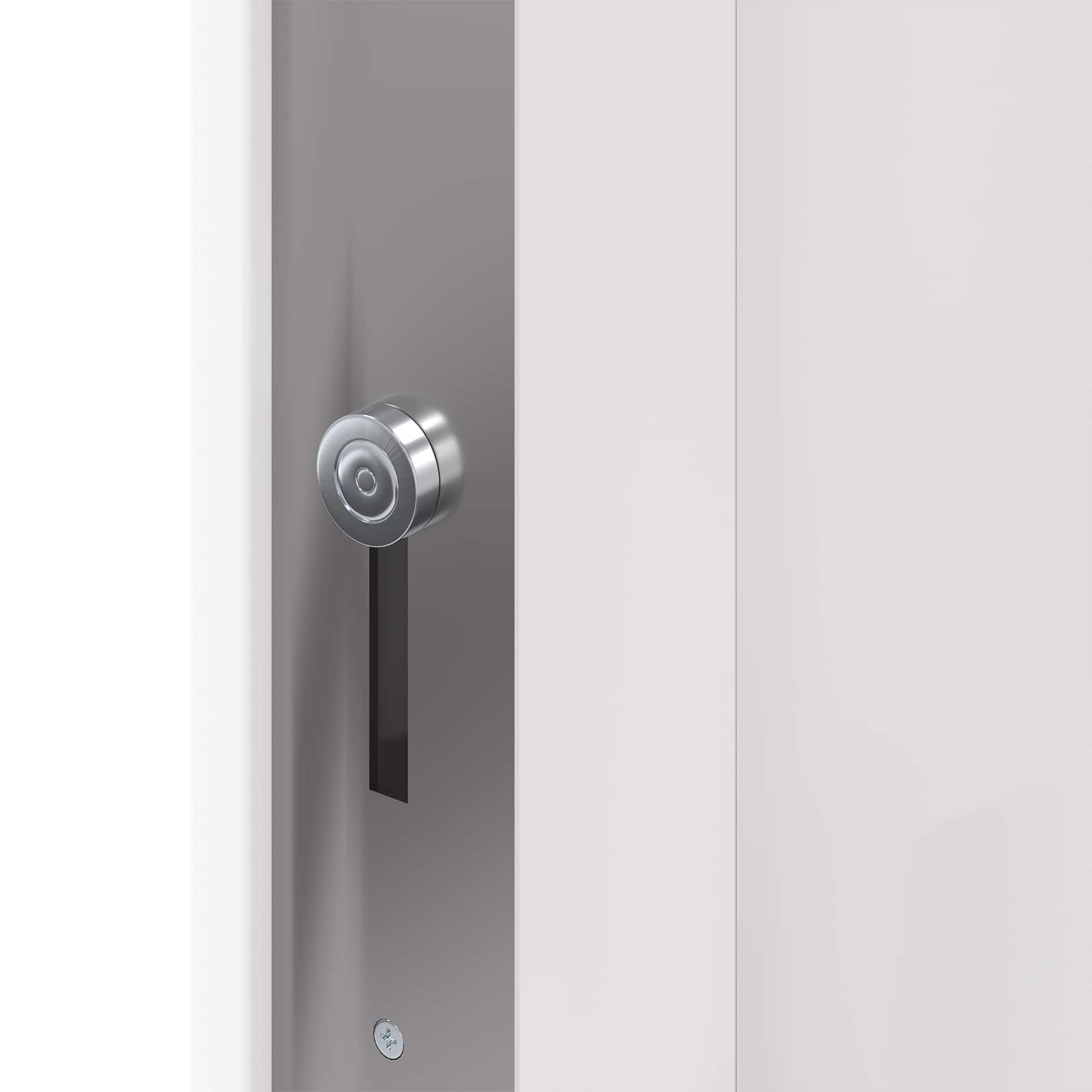vidaXL Voordeur Wit PVC
