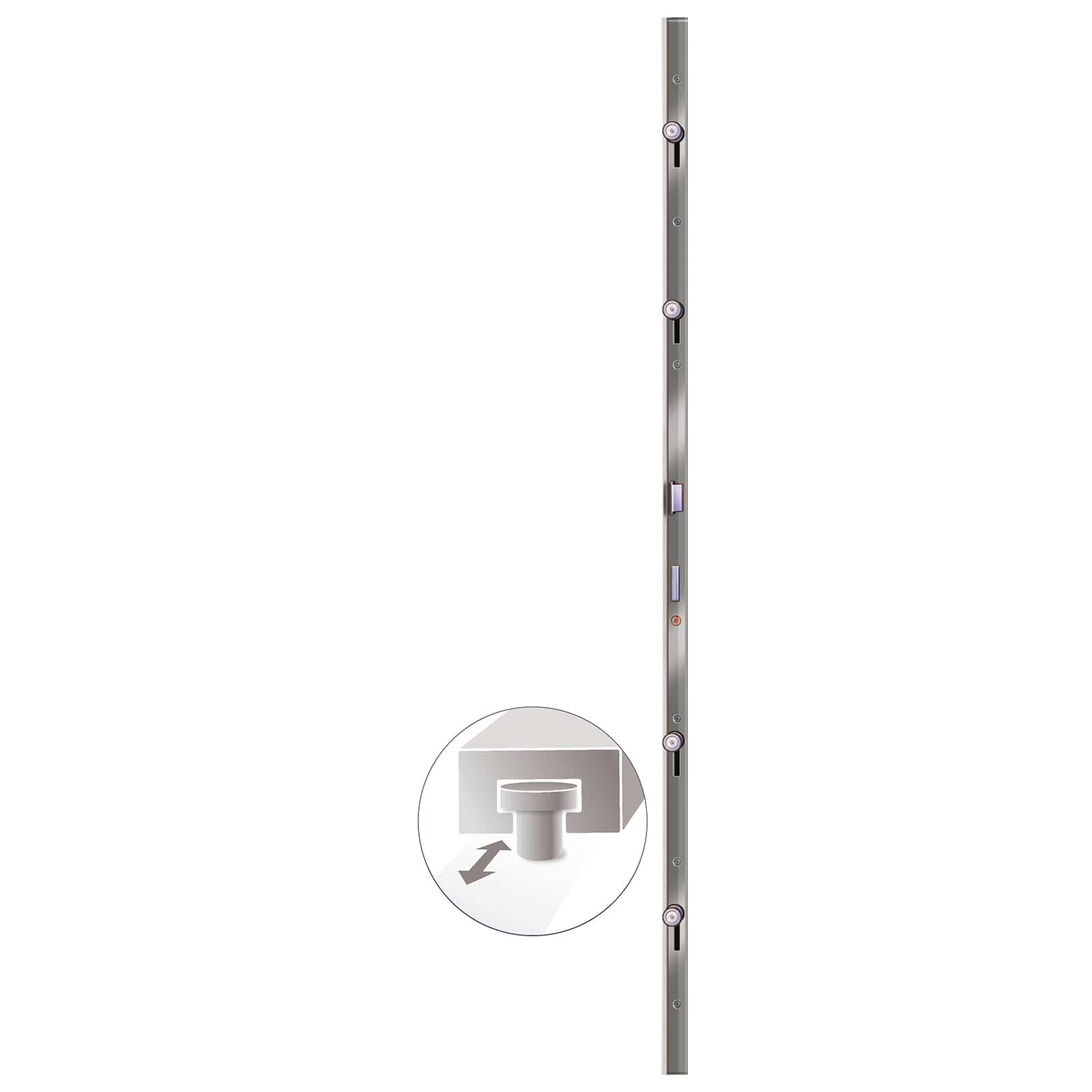 vidaXL Voordeur Wit PVC