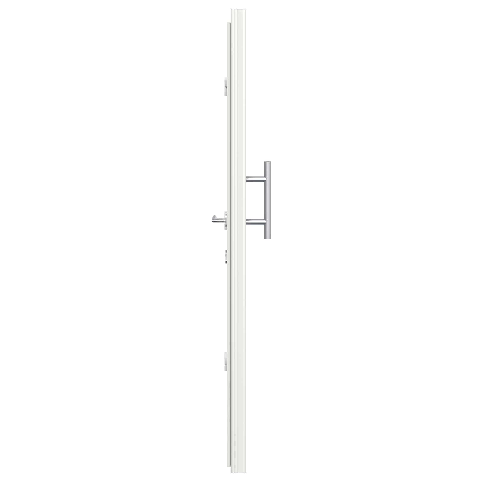 vidaXL Voordeur Wit PVC