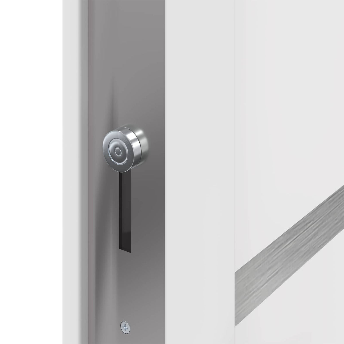 vidaXL Voordeur Wit PVC