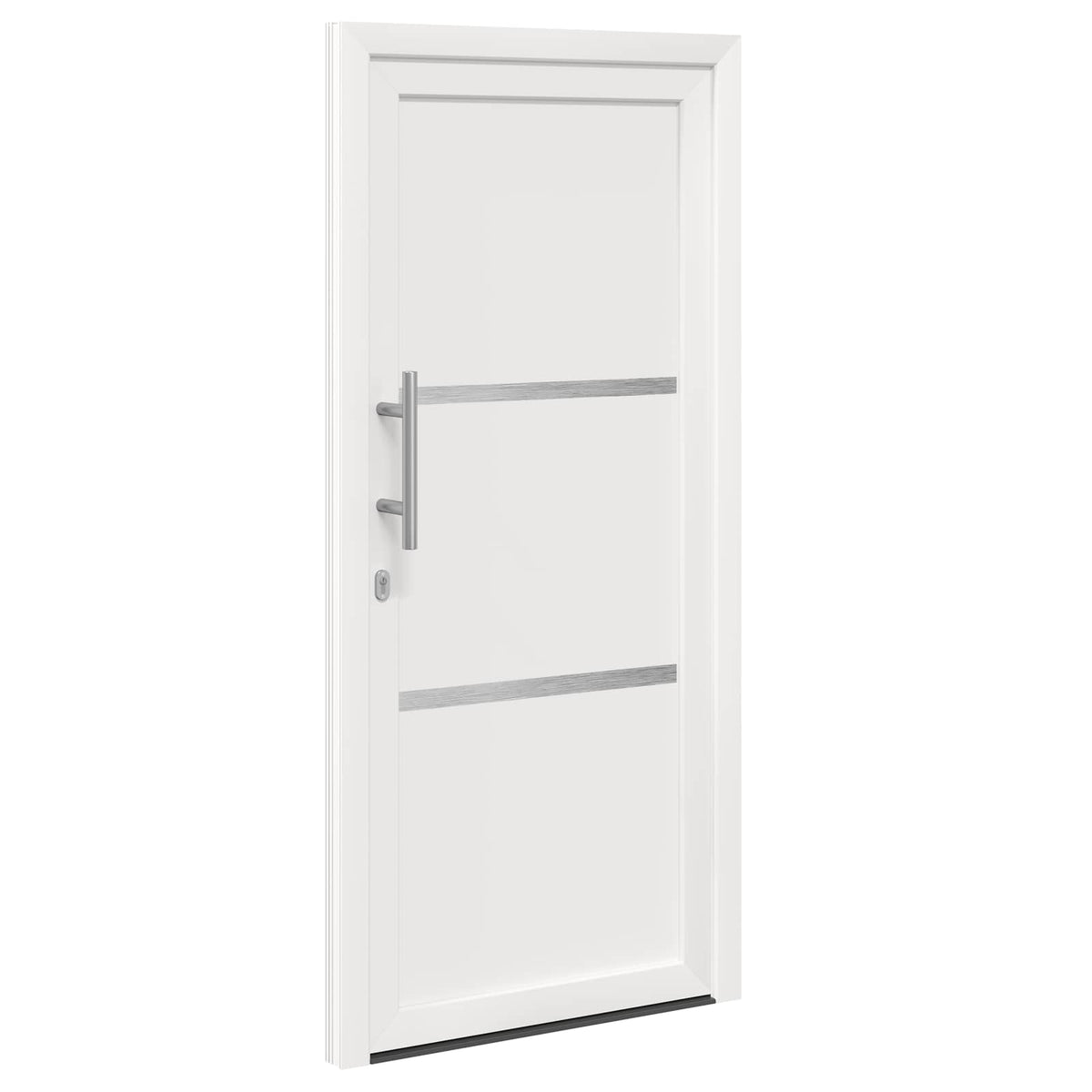 vidaXL Voordeur Wit PVC
