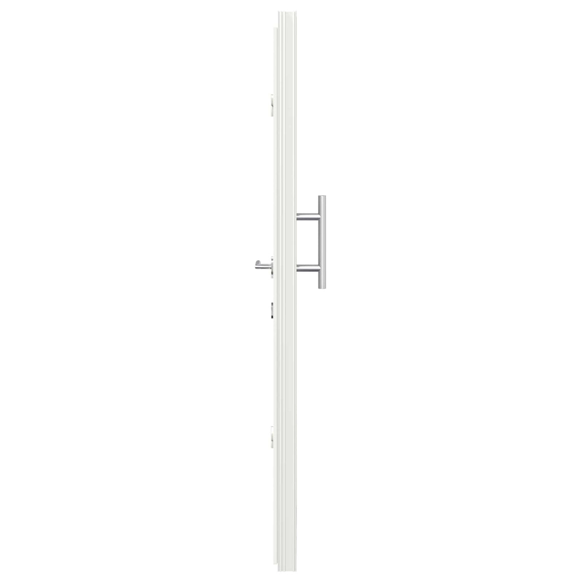 vidaXL Voordeur Wit PVC
