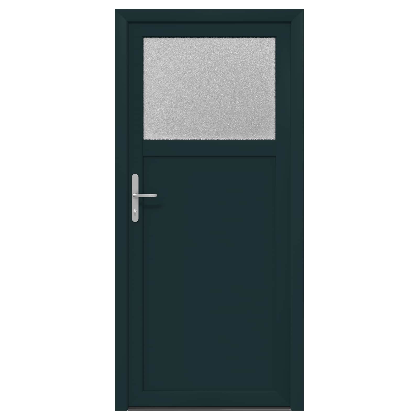 vidaXL Voordeur Wit PVC