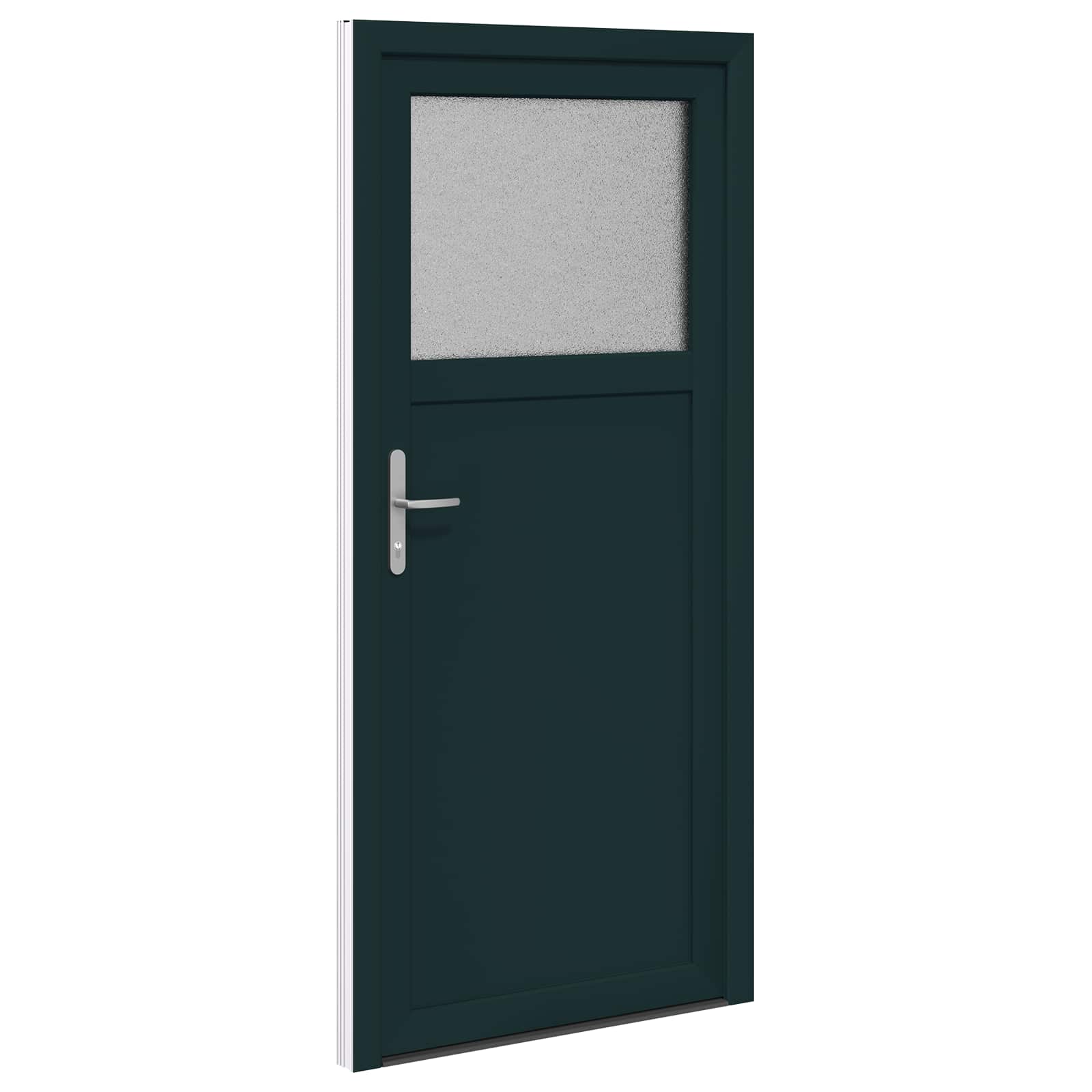 vidaXL Voordeur Wit PVC