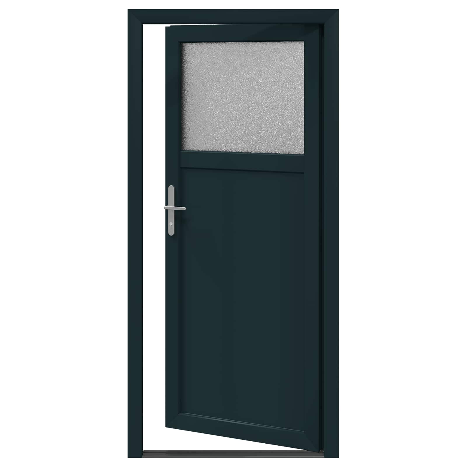 vidaXL Voordeur Wit PVC