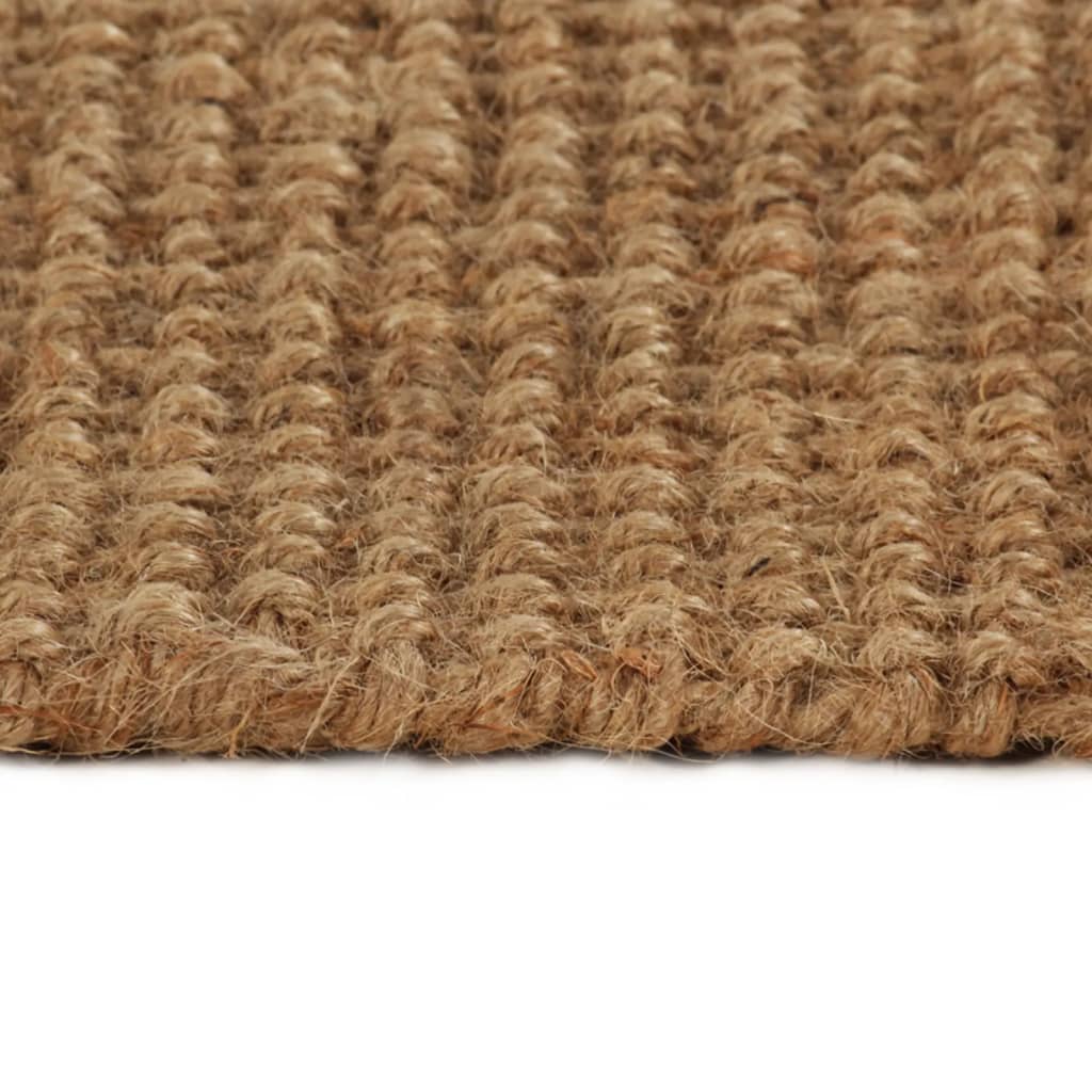 vidaXL Vloerkleed met kwastjes 80x160 cm jute