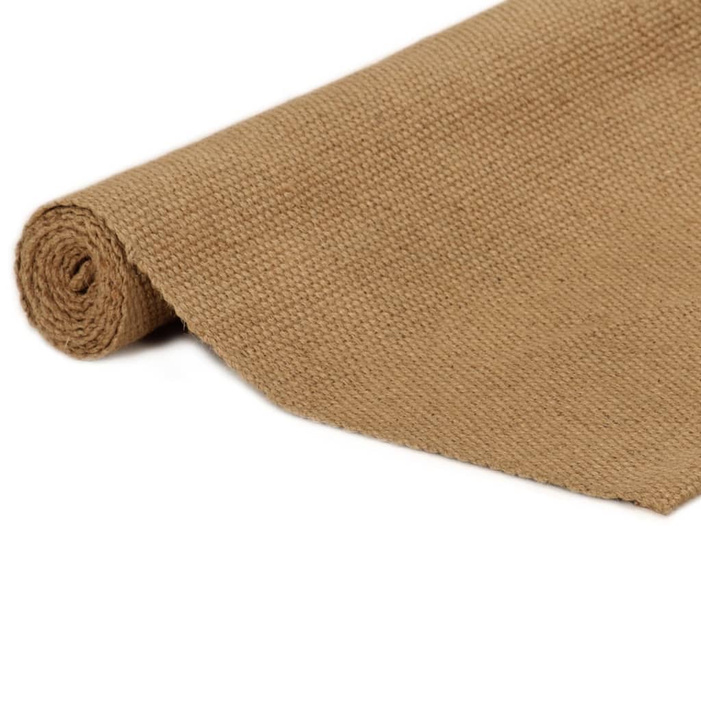 vidaXL Vloerkleed rechthoekig 80x160 cm jute