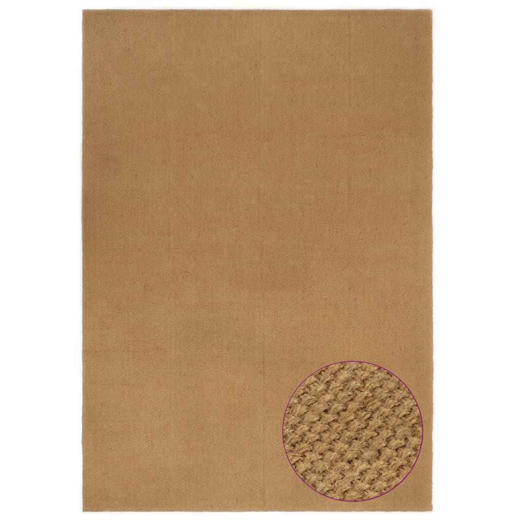 vidaXL Vloerkleed rechthoekig 80x160 cm jute