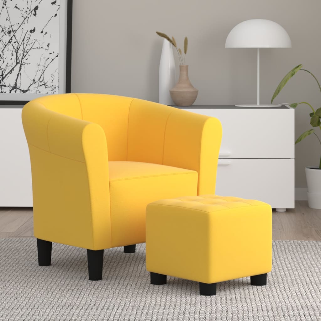 vidaXL Fauteuil stof wijnrood