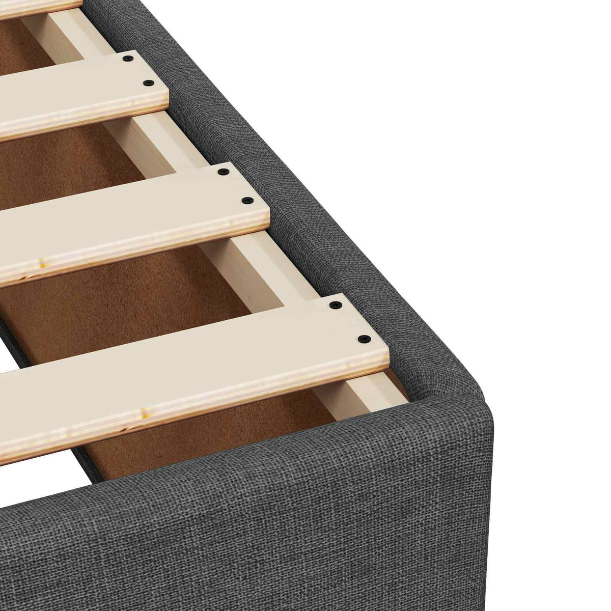 vidaXL Boxspringbed met matras Lichtgrijs 90 x 190cm Stof