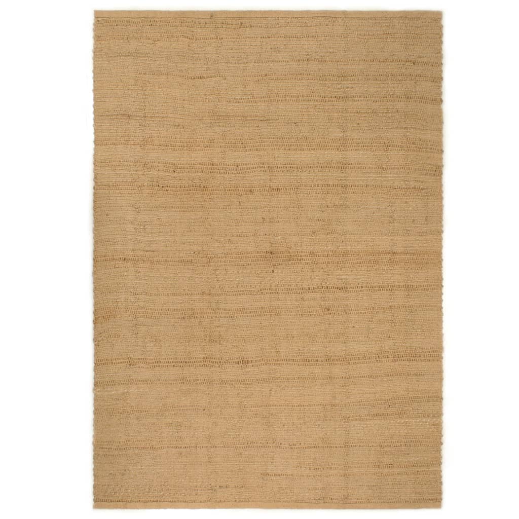 vidaXL Vloerkleed rechthoekig 80x160 cm jute naturel
