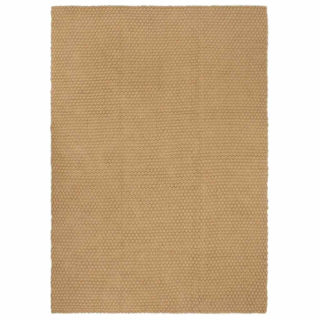 vidaXL Vloerkleed rechthoekig 160x230 cm jute naturel - Aashly