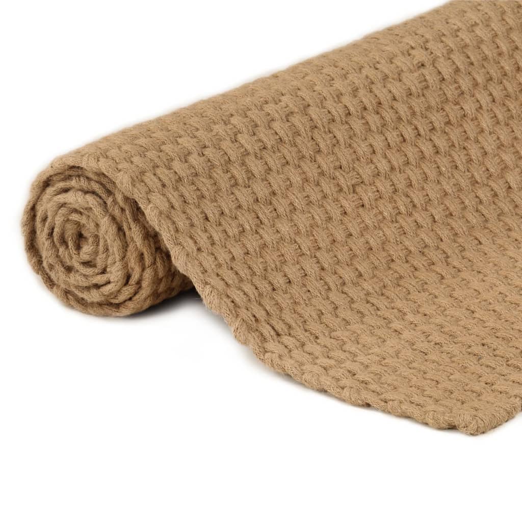 vidaXL Vloerkleed rechthoekig 160x230 cm jute naturel - Aashly