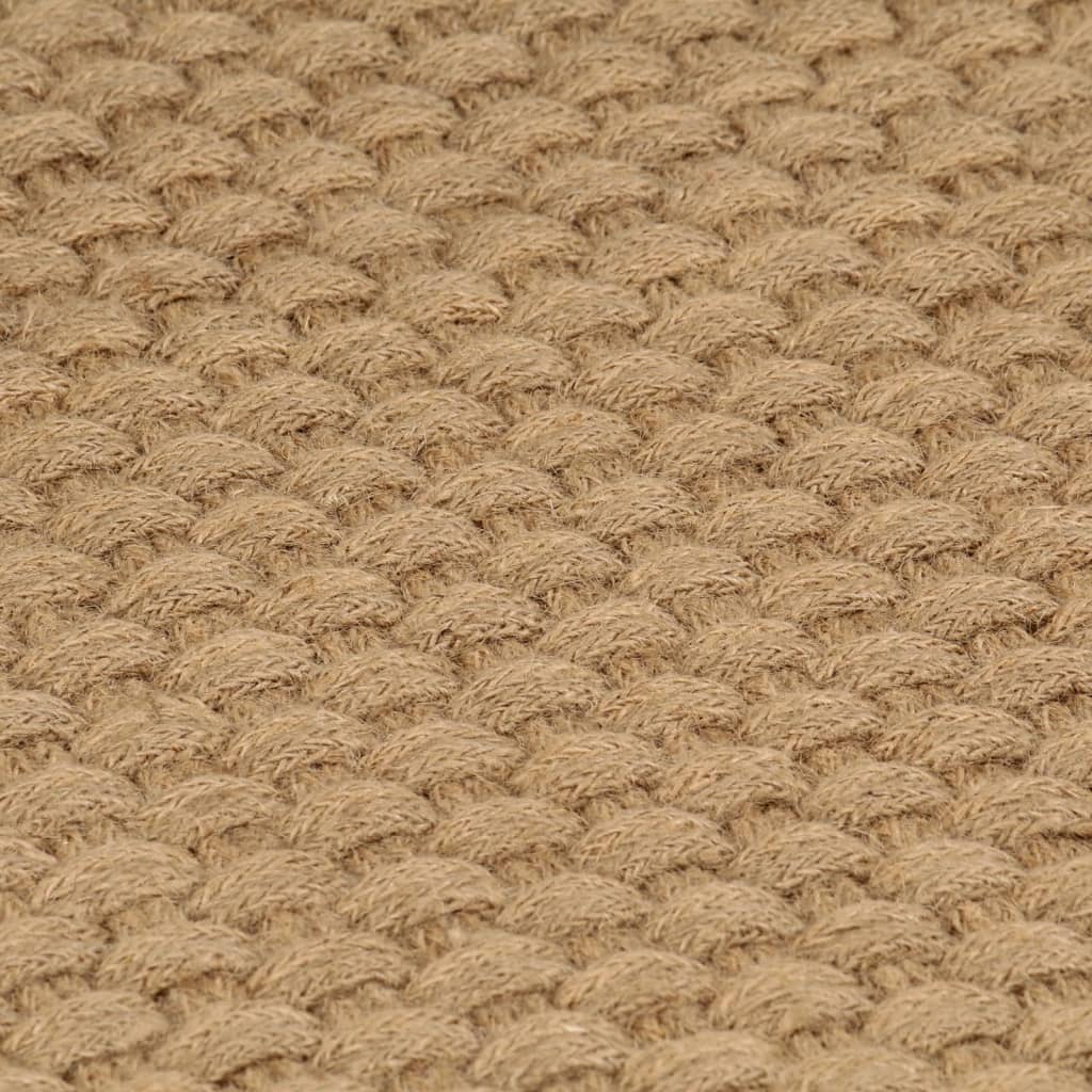 vidaXL Vloerkleed rechthoekig 160x230 cm jute naturel - Aashly