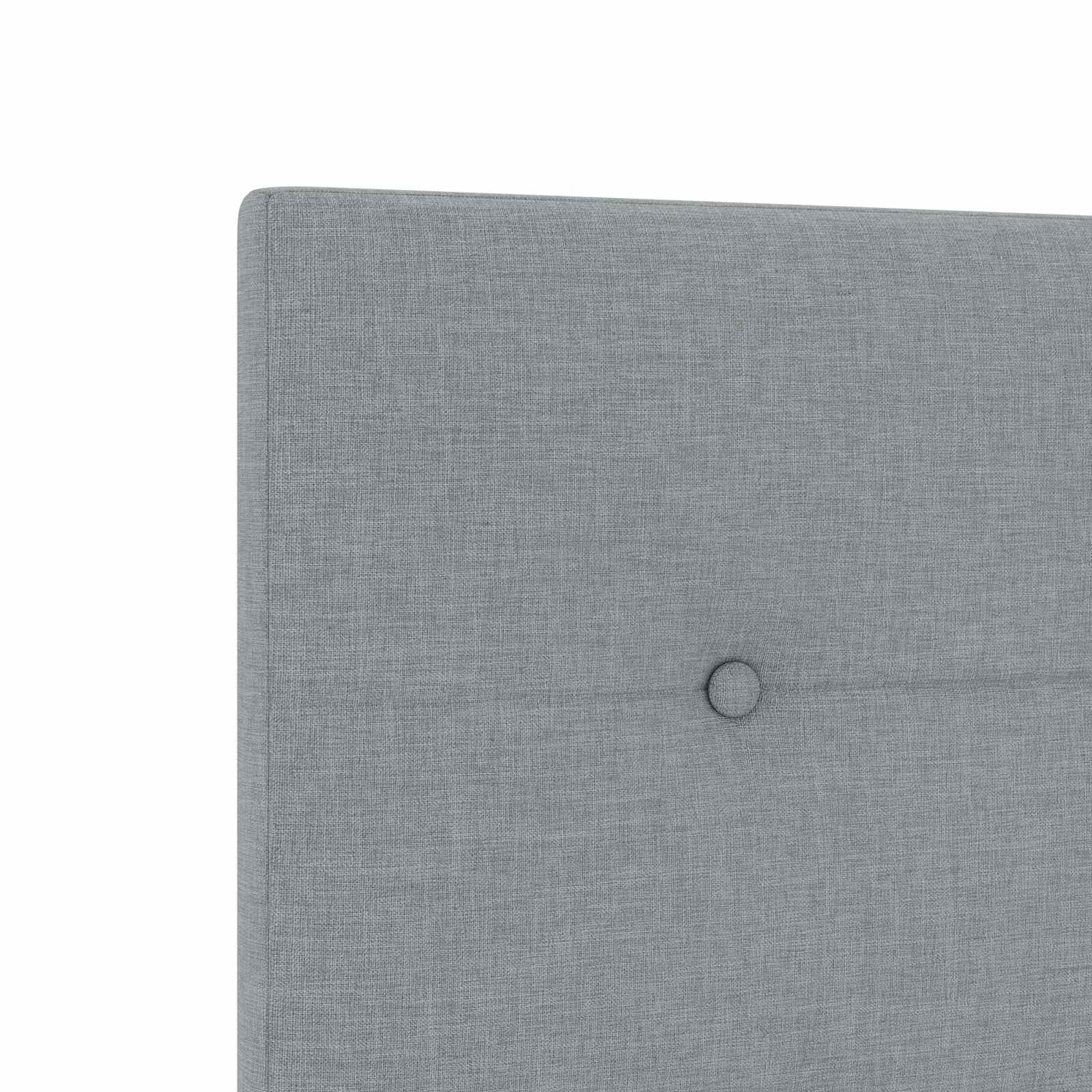 vidaXL Boxspringbed met matras Donkergrijs 90 x 190 cm Stof
