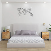 vidaXL Nachtkastjes 2 st 40x33x46 cm massief mangohout