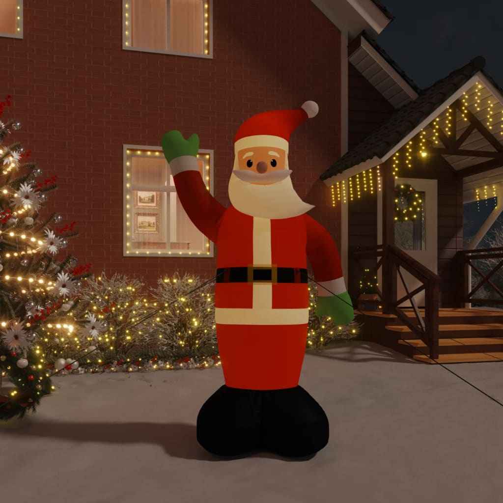 vidaXL Kerstman met LED-verlichting opblaasbaar 820 cm